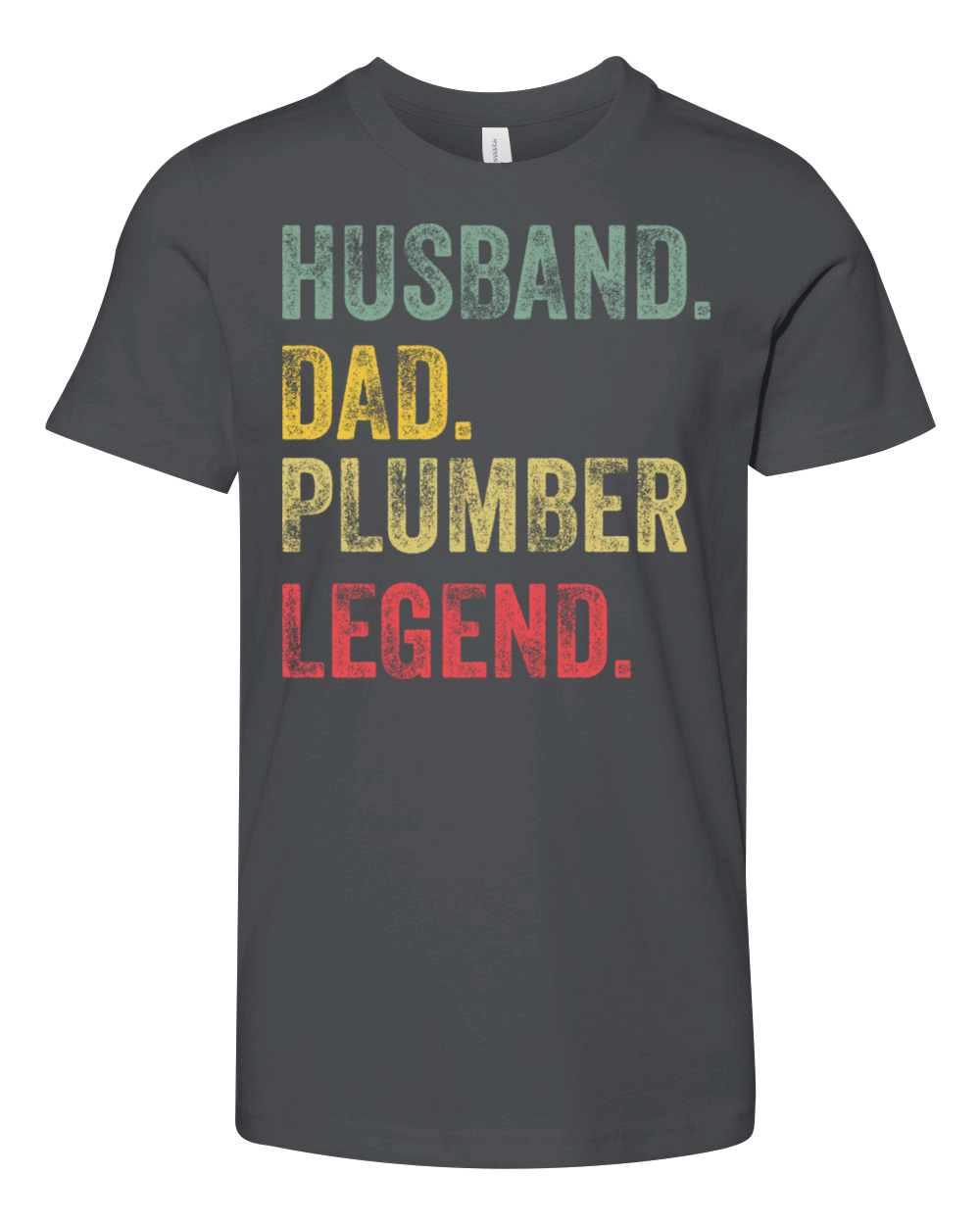 Husband Dad Drummer Legend Retro Vintage Youth Unisex Jersey Tee