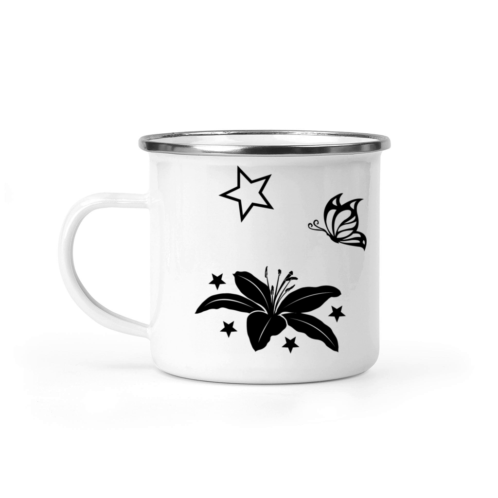 MixatMad Butterflylily Camping Mug