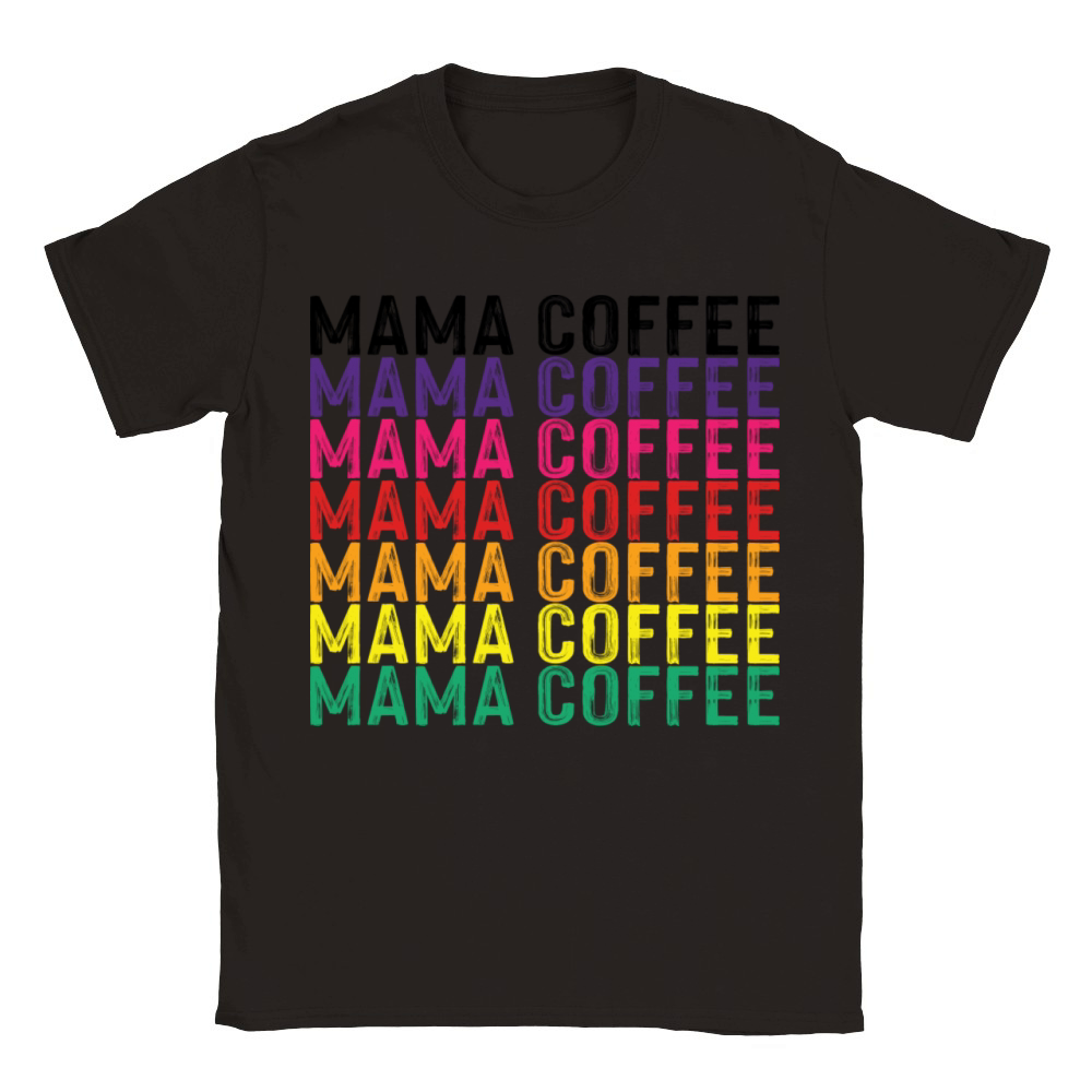 Mama Coffee Classic Kids Crewneck T-shirt