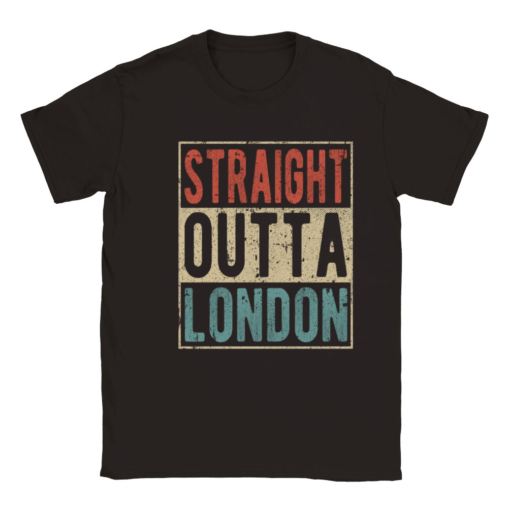 Straight outta London Classic Kids Crewneck T-shirt