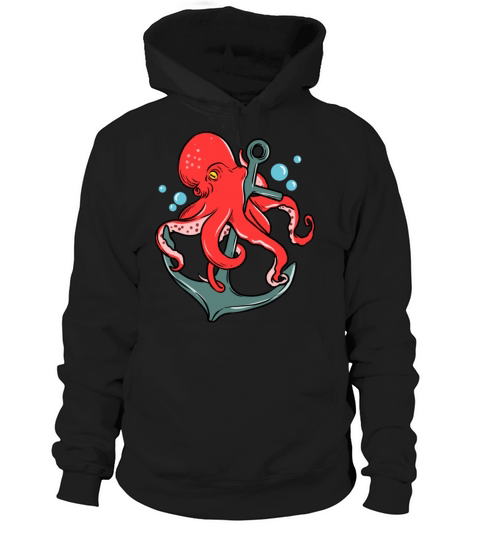 Octopus Anchor for Octopus Lover Hoodie Unisex