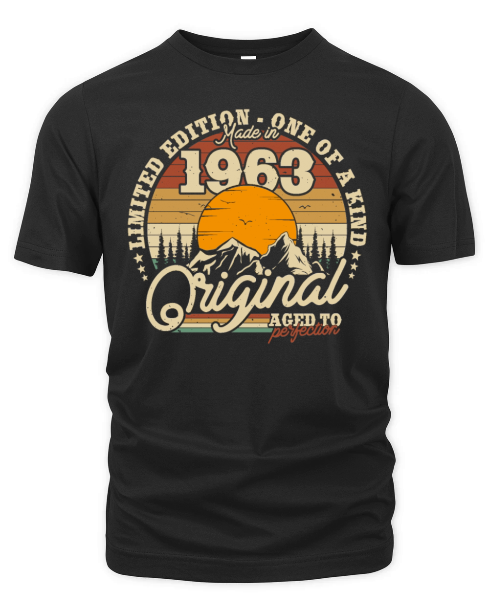 Vintage 1963 Birthday Gift Organic Unisex T-shirt