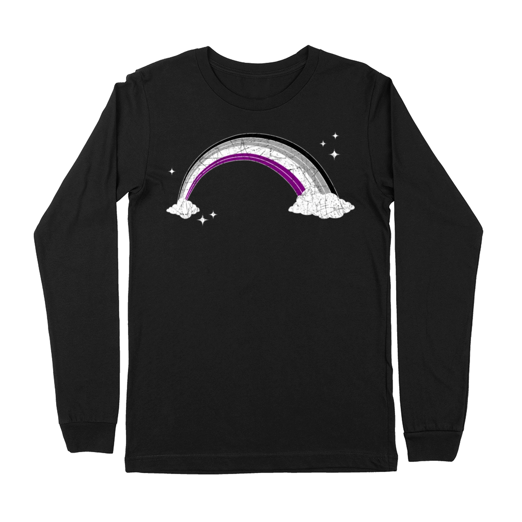 Ace Pride Month Asexual Flag Rainbow Lgbtq Asexual Premium Long Sleeve