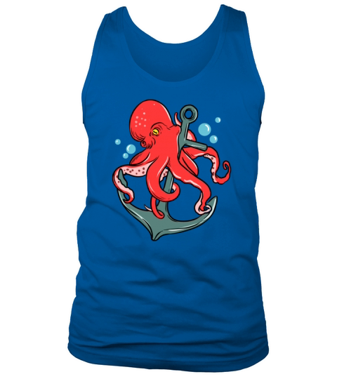 Octopus Anchor for Octopus Lover Tank Top Unisex