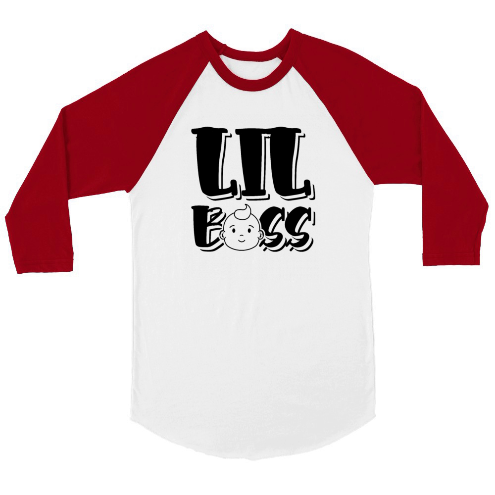baby little boss Unisex ¾ sleeve Raglan T-shirt