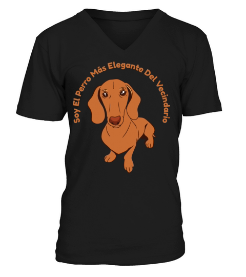 Dachshund spanish quote V-Neck T-shirt