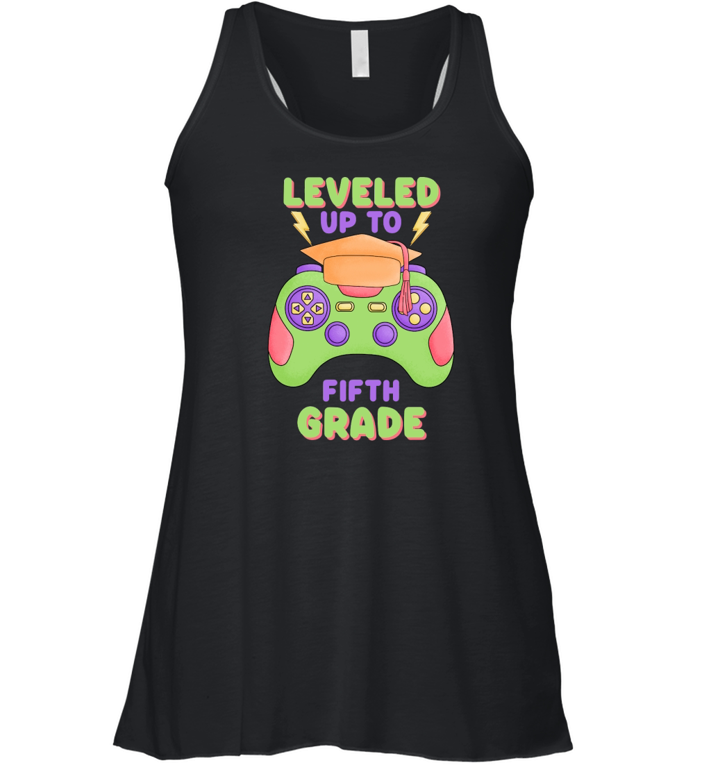 Leveled Up To Fifth Grade Women's Flowy Tank Top