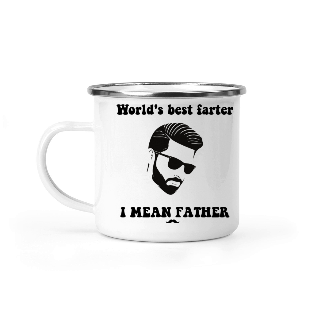 worlds best farter i mean father Camping Mug
