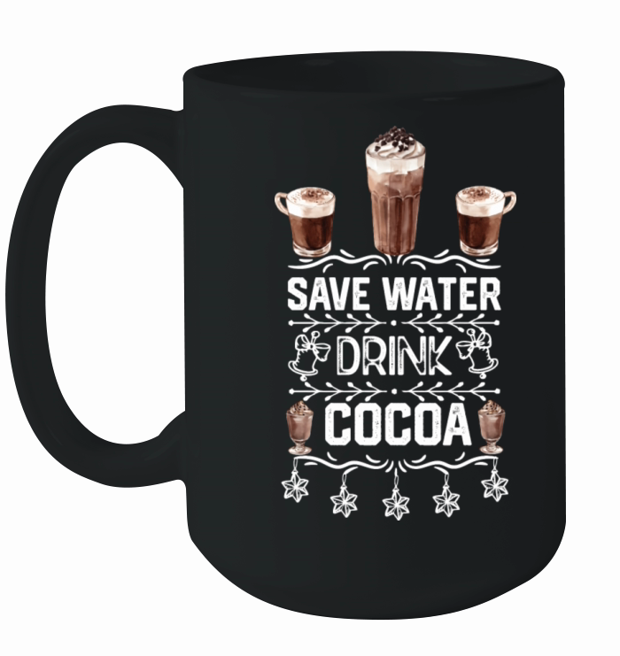 Christmas Hot Choclate Funny Quotes Saver Water Ceramic Mug