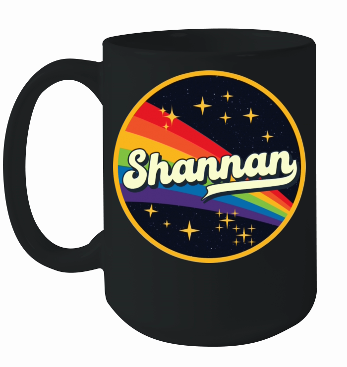 Shannan Rainbow In Space Vintage Style Ceramic Mug