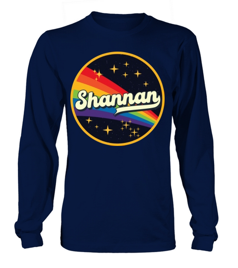 Shannan Rainbow In Space Vintage Style Long sleeved Unisex