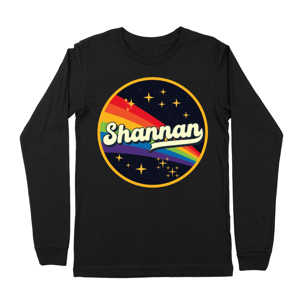 Shannan Rainbow In Space Vintage Style Premium Long Sleeve