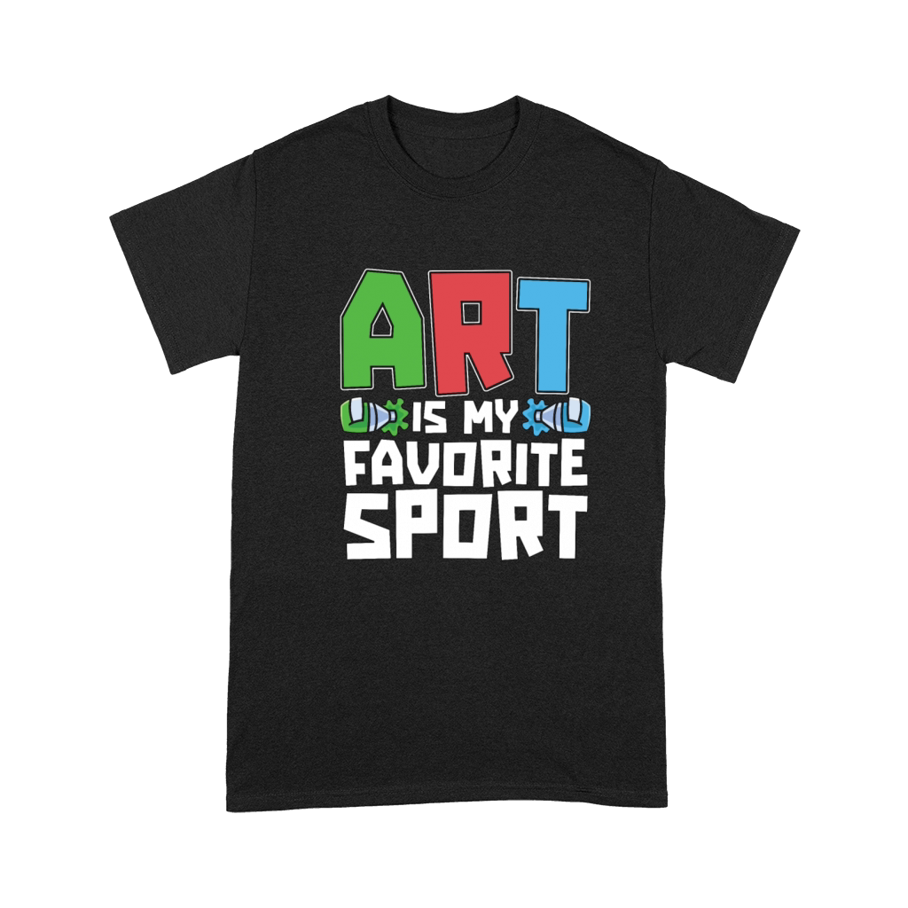 Painter Art Is My Favorite Sport Loves Paint Brush Premium T-shirt