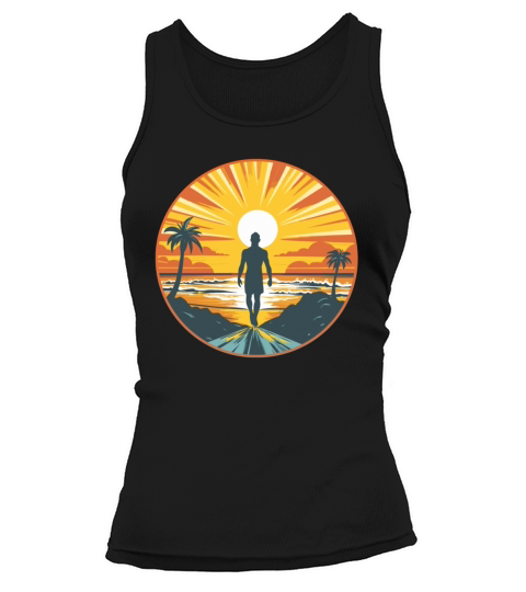 Retro summer design T-shirt Tank top Woman