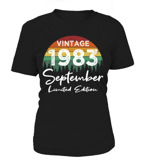 40th birthday september 1983 vintage 1983 Women's T-Shirt