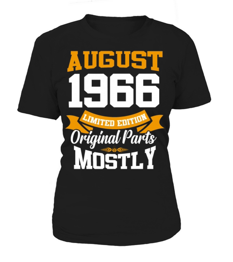 August 1966 Vintage Birthday Present Women's T-Shirt