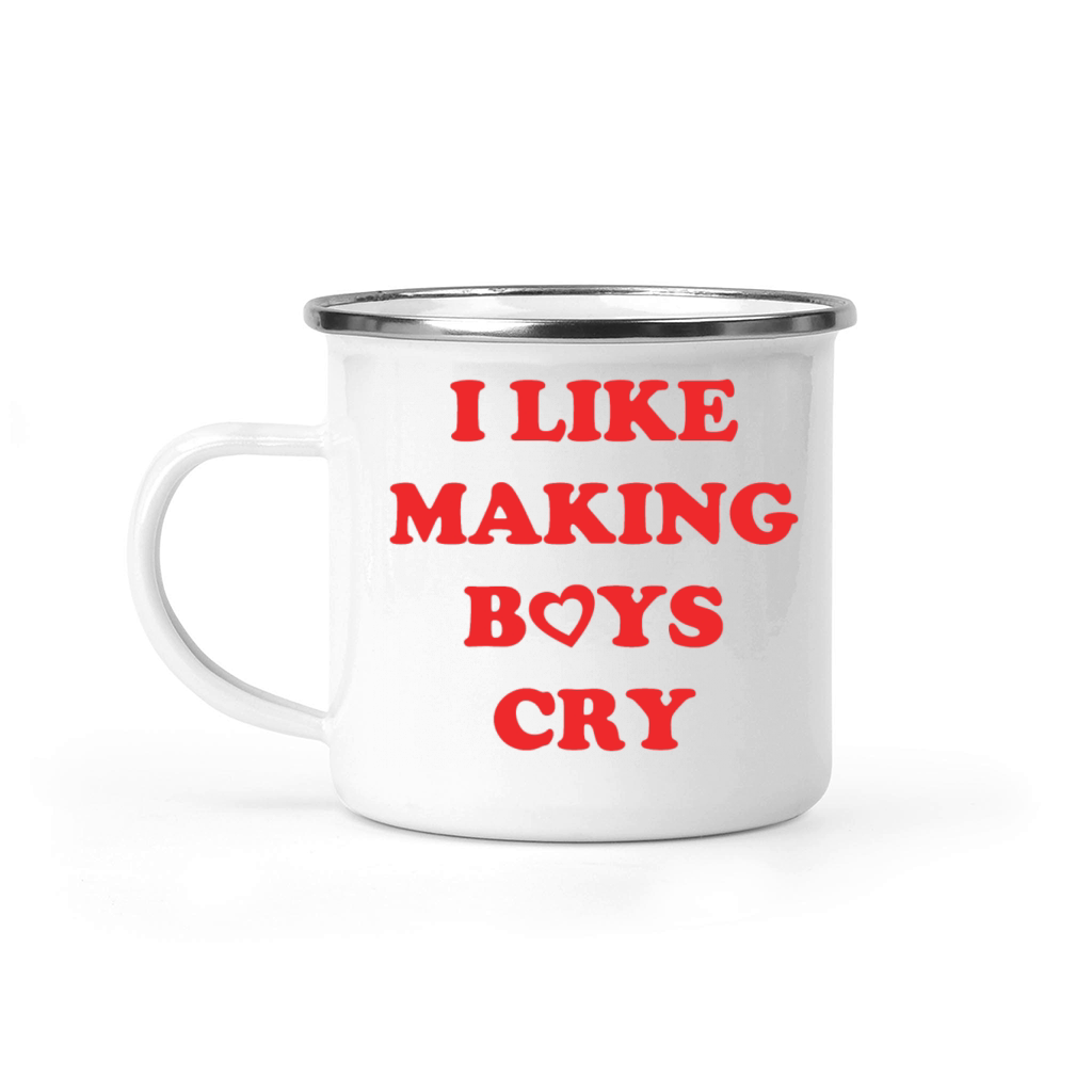 I Like Making Boys Cry Camping Mug
