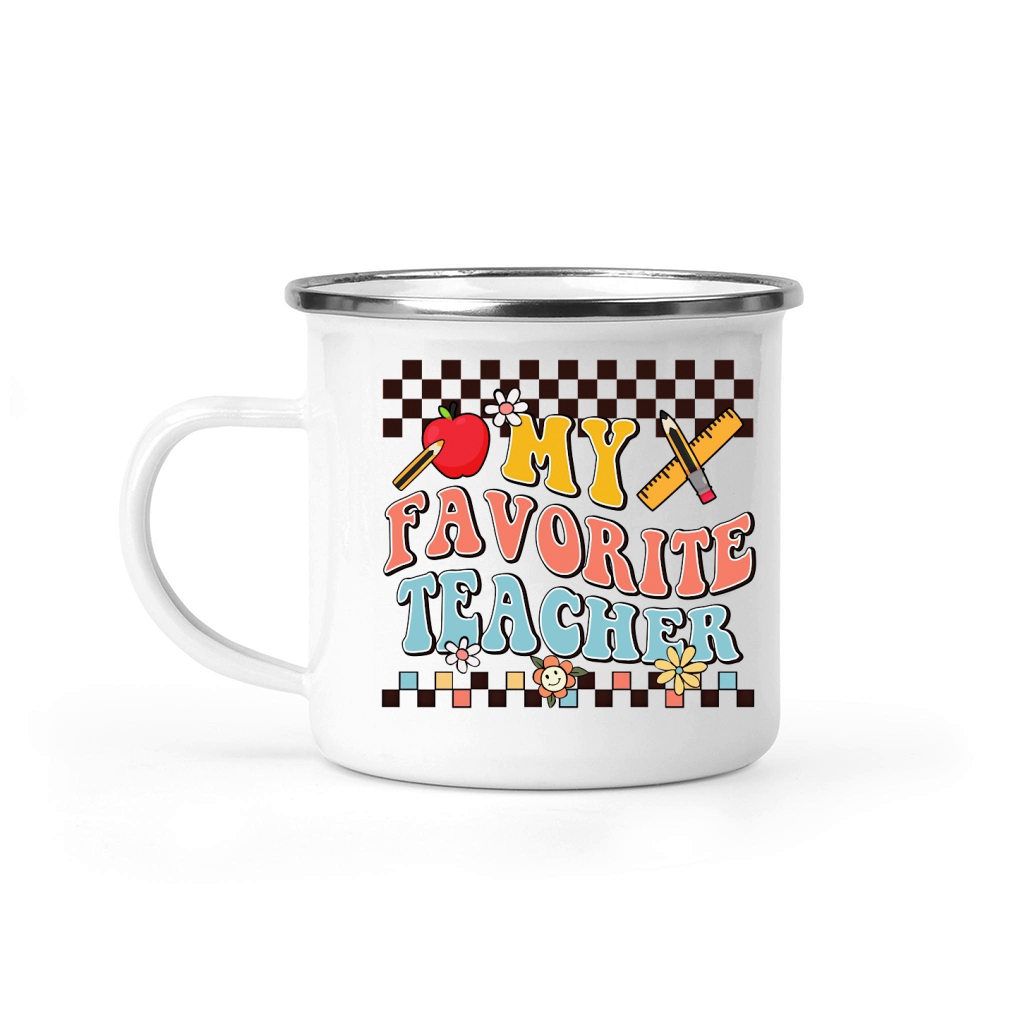 My Favorite Teacher Camping Mug