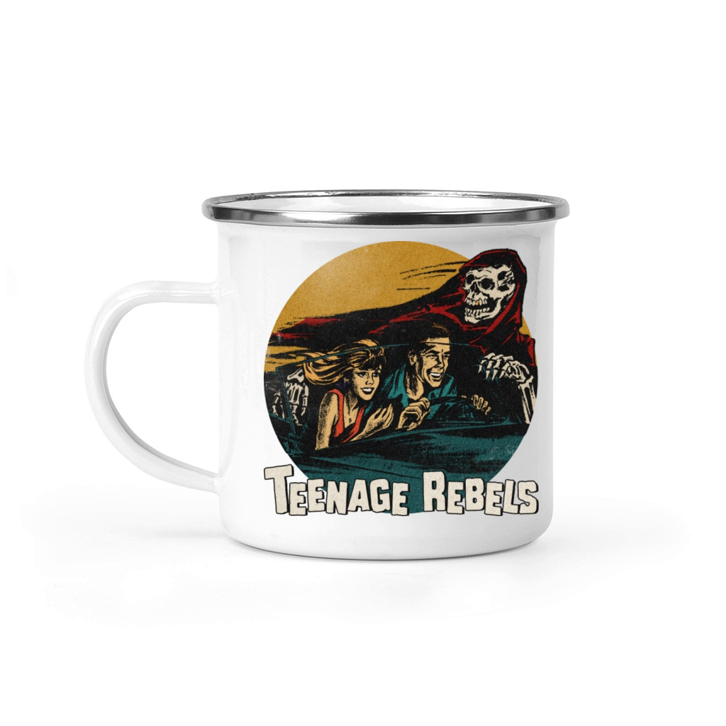 Vintage Teenage Rebels Pulp Camping Mug