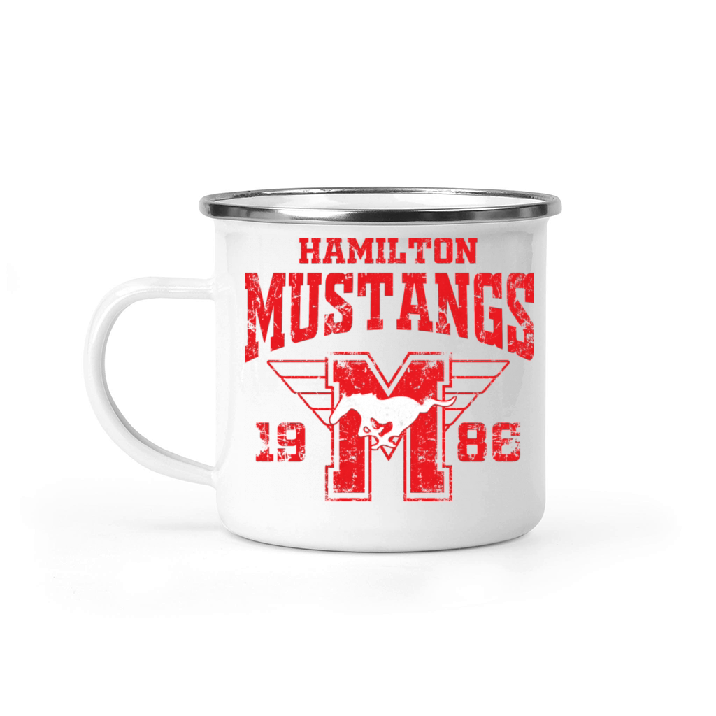 Youngblood Hamilton Mustangs Hockey Club Vintage Camping Mug