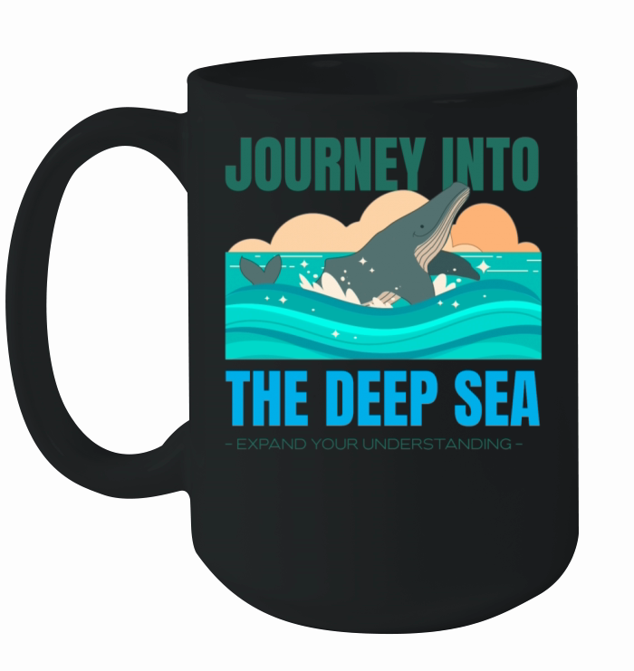 Journey into the deep sea Ceramic Mug