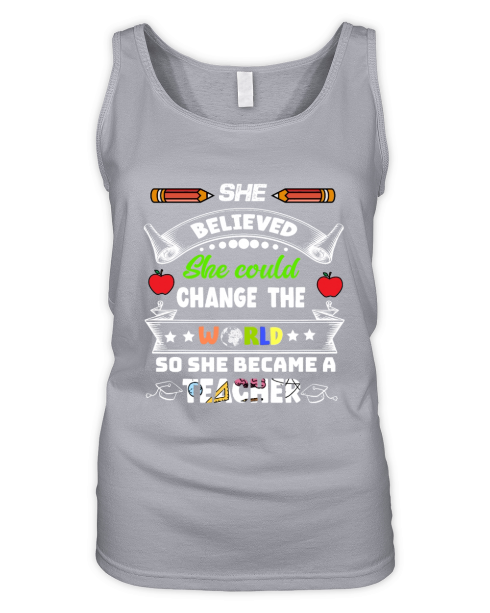 she beloved she could change the world Organic Women's Tank Top