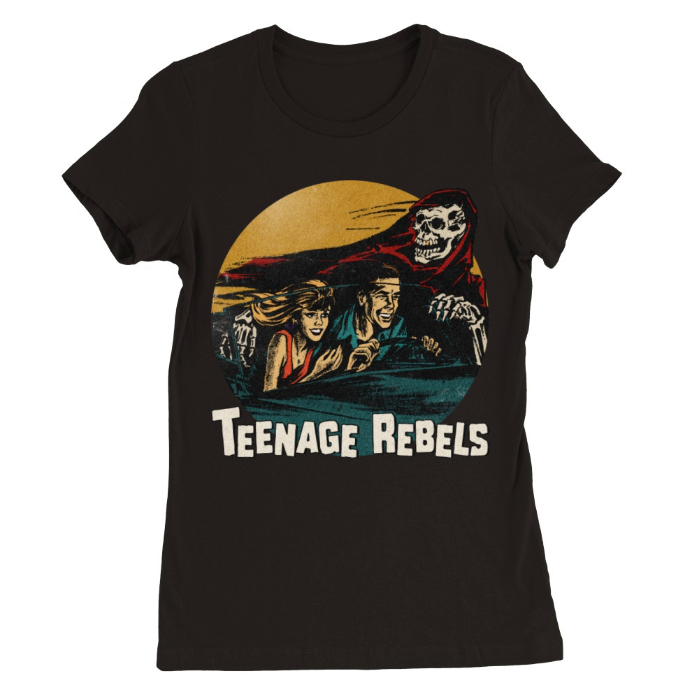 Vintage Teenage Rebels Pulp Premium Womens Crewneck T-shirt