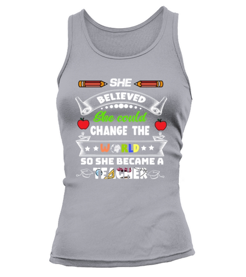 she beloved she could change the world Tank top Woman