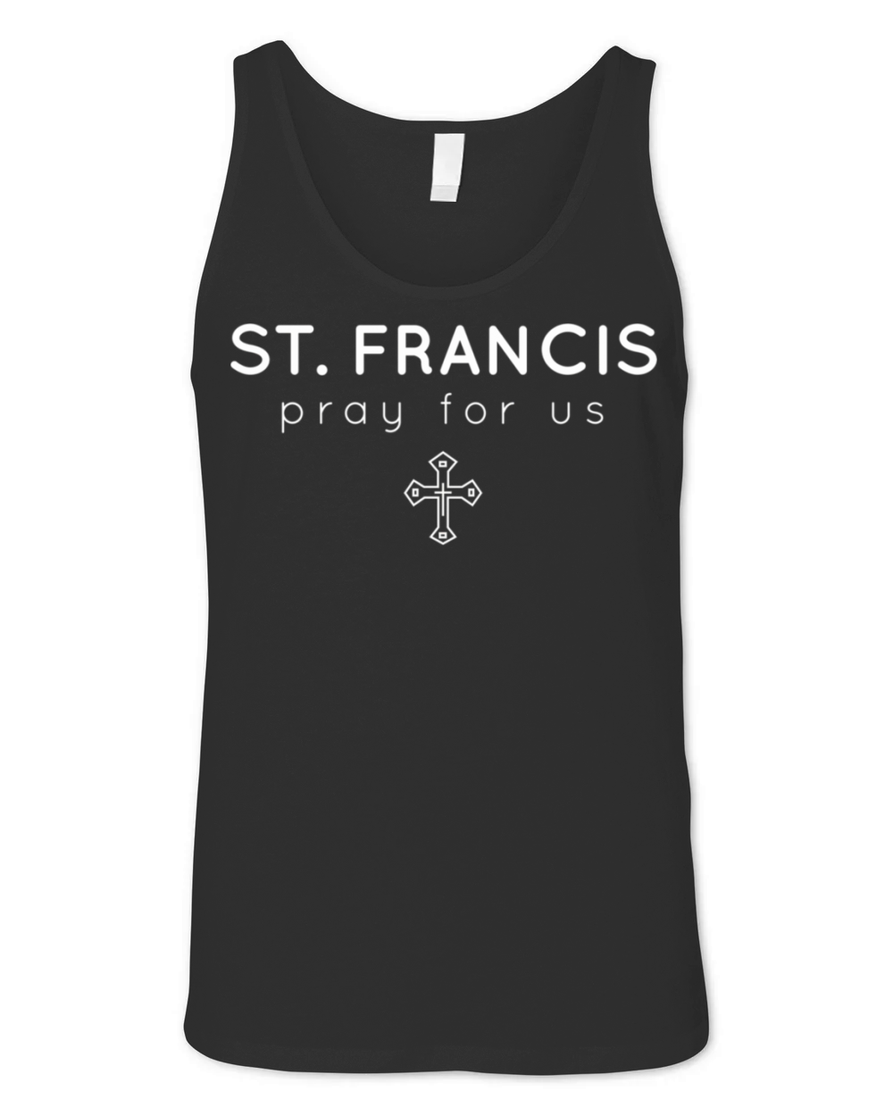Saint Fra - Pray For Us - Catholic Patron Saint Unisex Jersey Tank