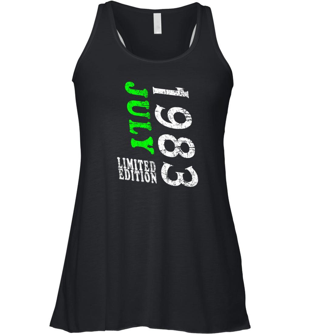 July 1983 July birthday gift July 1983 Women's Flowy Tank Top