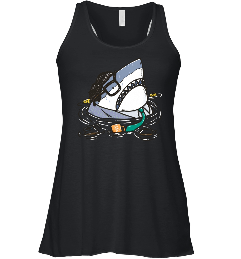 Motivational Shark Women's Flowy Tank Top