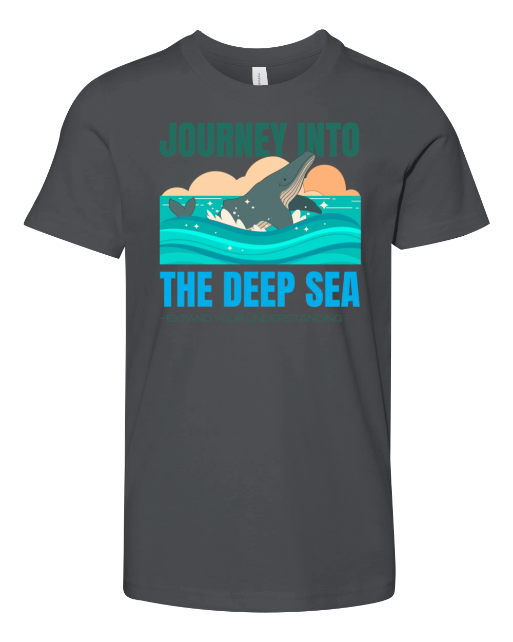 Journey into the deep sea Youth Unisex Jersey Tee