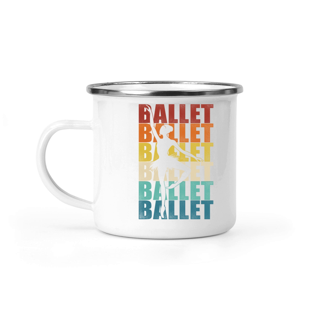 Ballet Dancer Dance Girl Ballerina Camping Mug