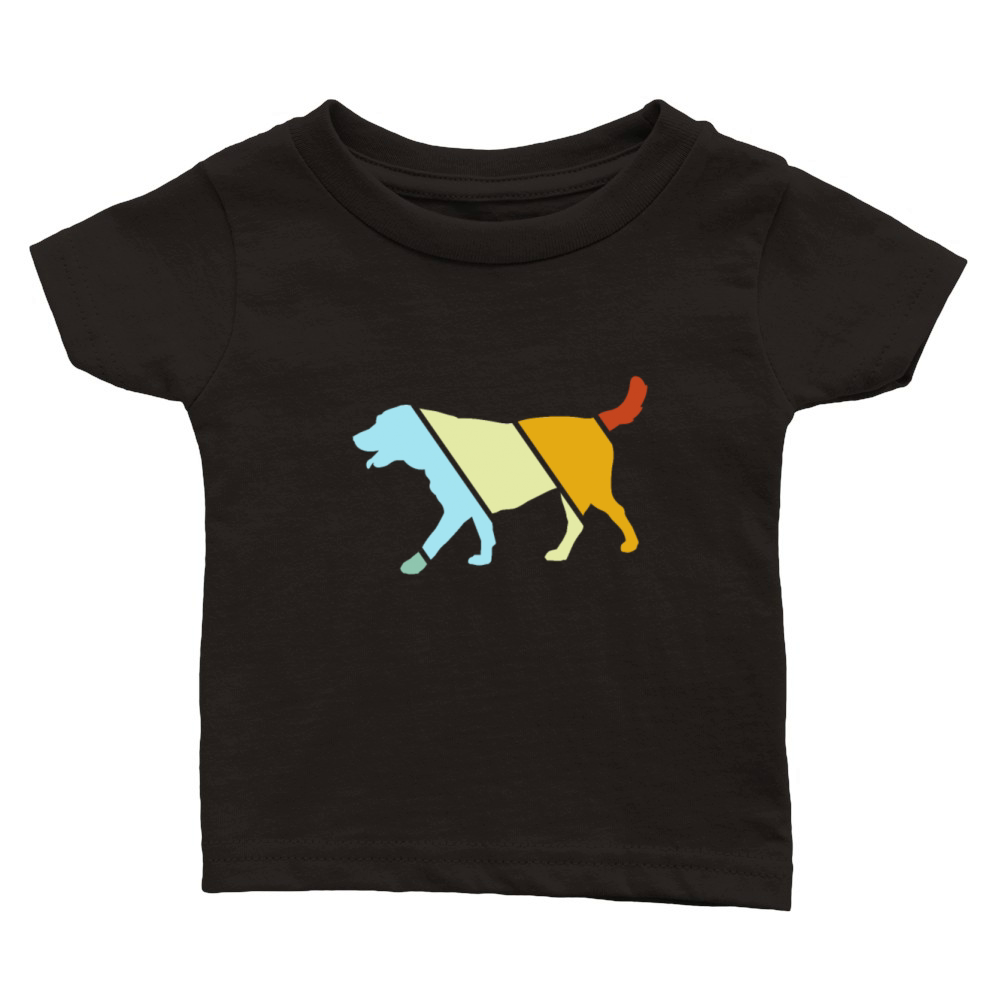 dog retro Classic Baby Crewneck T-shirt