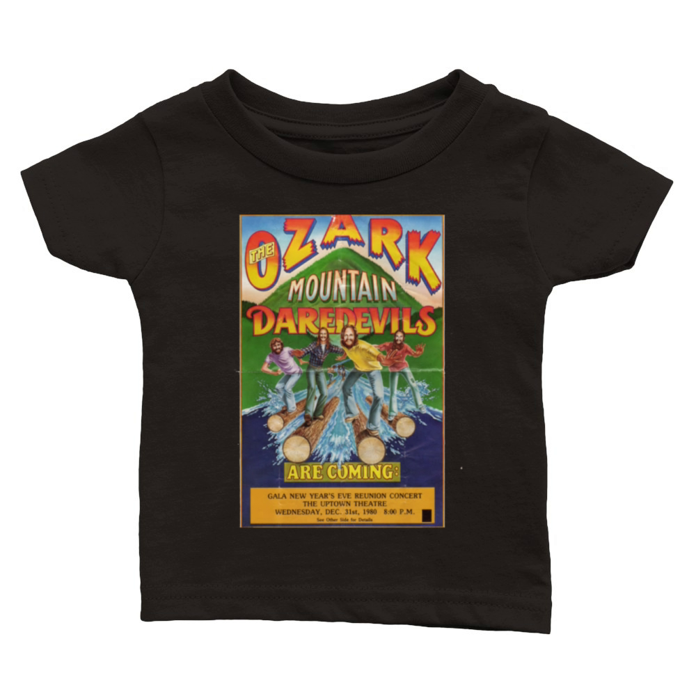 mountain daredevils vintage poster Classic Baby Crewneck T-shirt