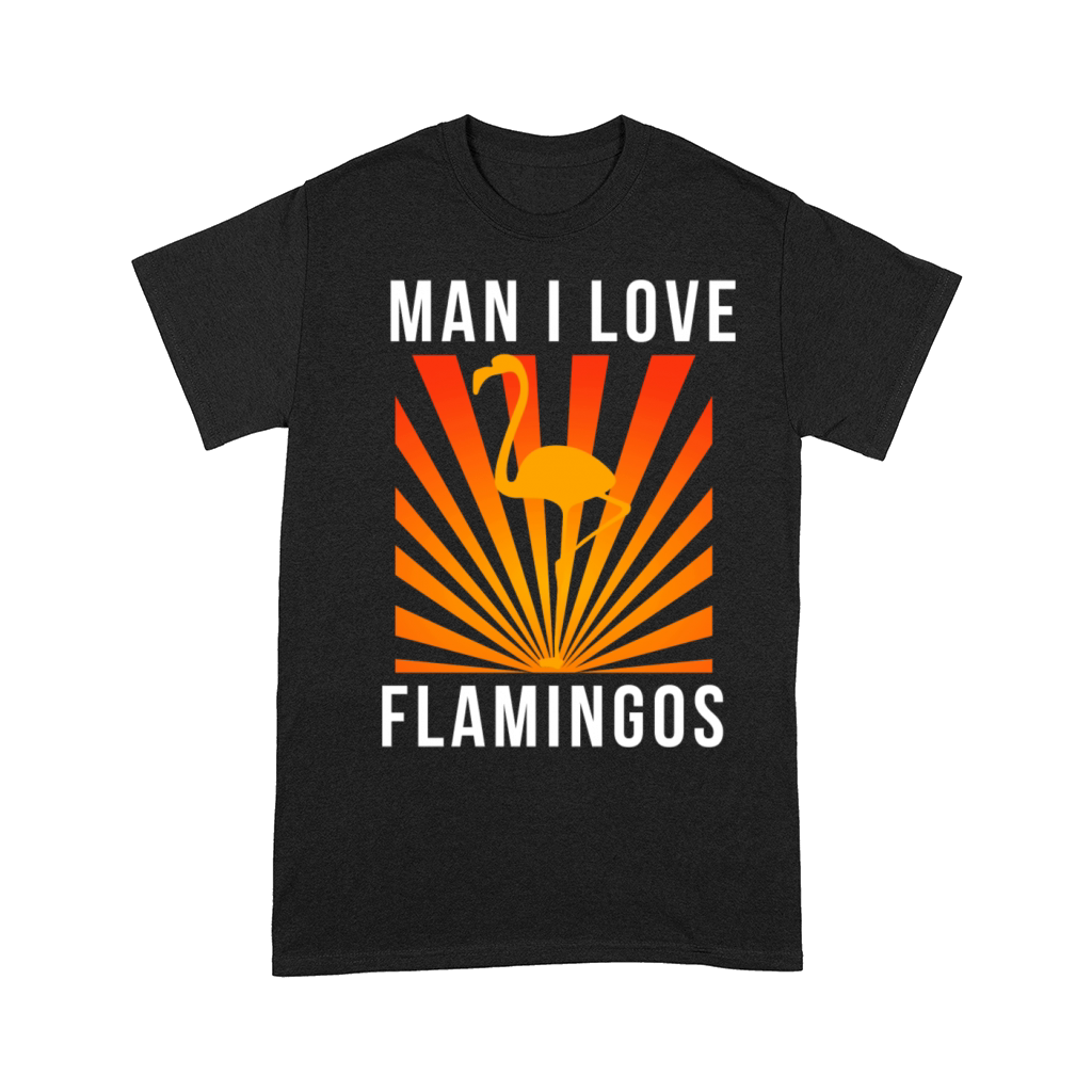 Vintage Man I Love Flamingos Comfort T-shirt