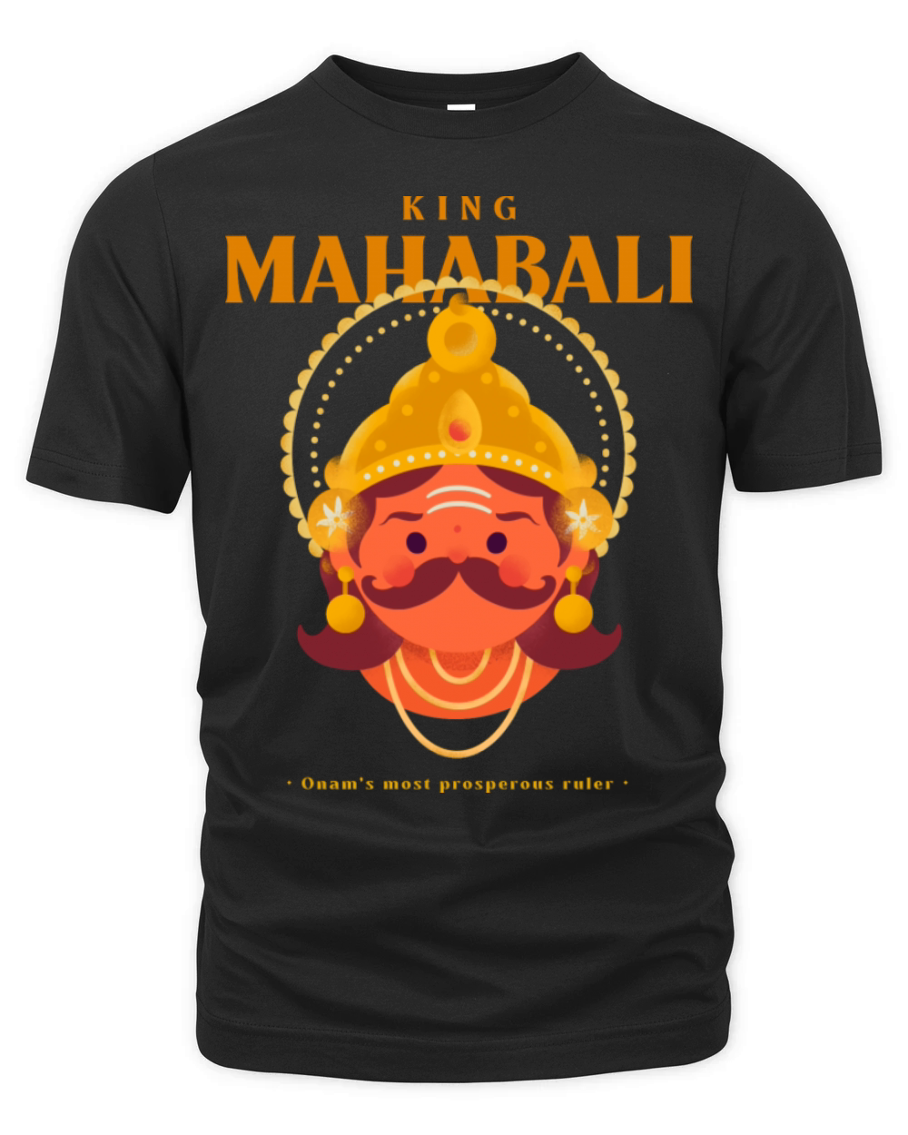 King Mahabali Design Organic Unisex T-shirt