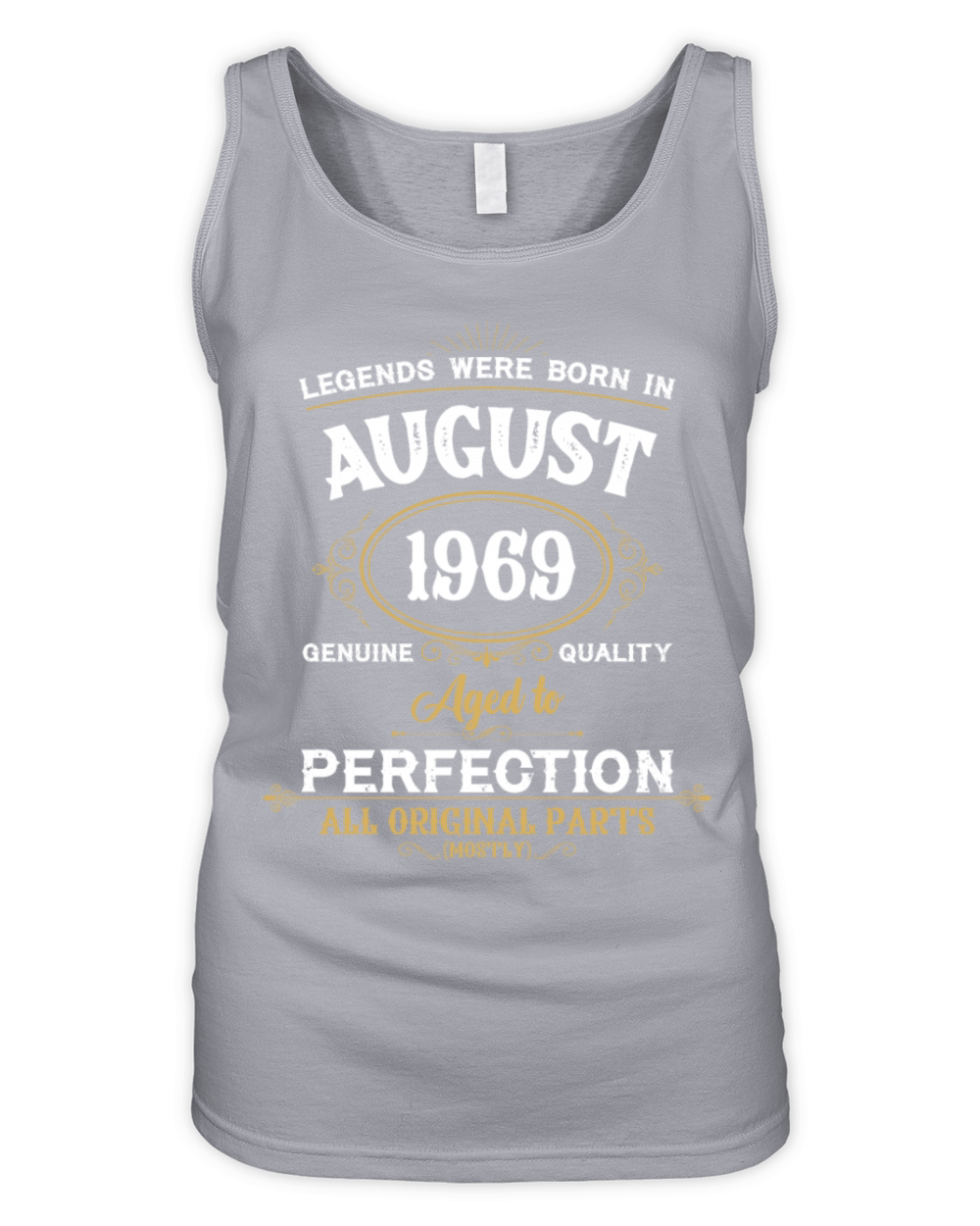 Legends Were Born In August 1969 Organic Women's Tank Top