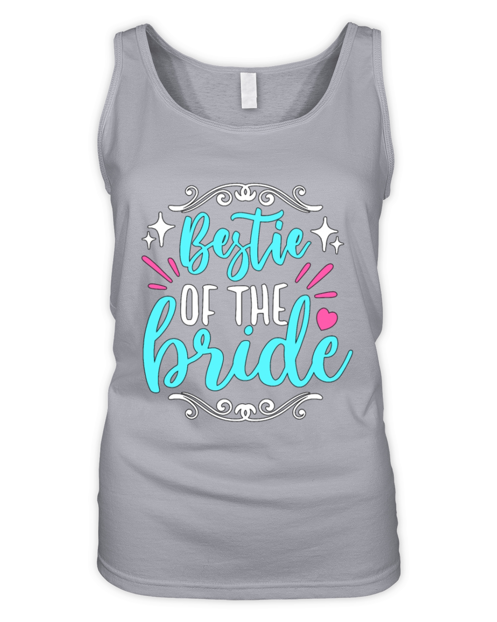 Maid Of Honor Bestie Of The Bride Wedding Bridal Organic Women's Tank Top