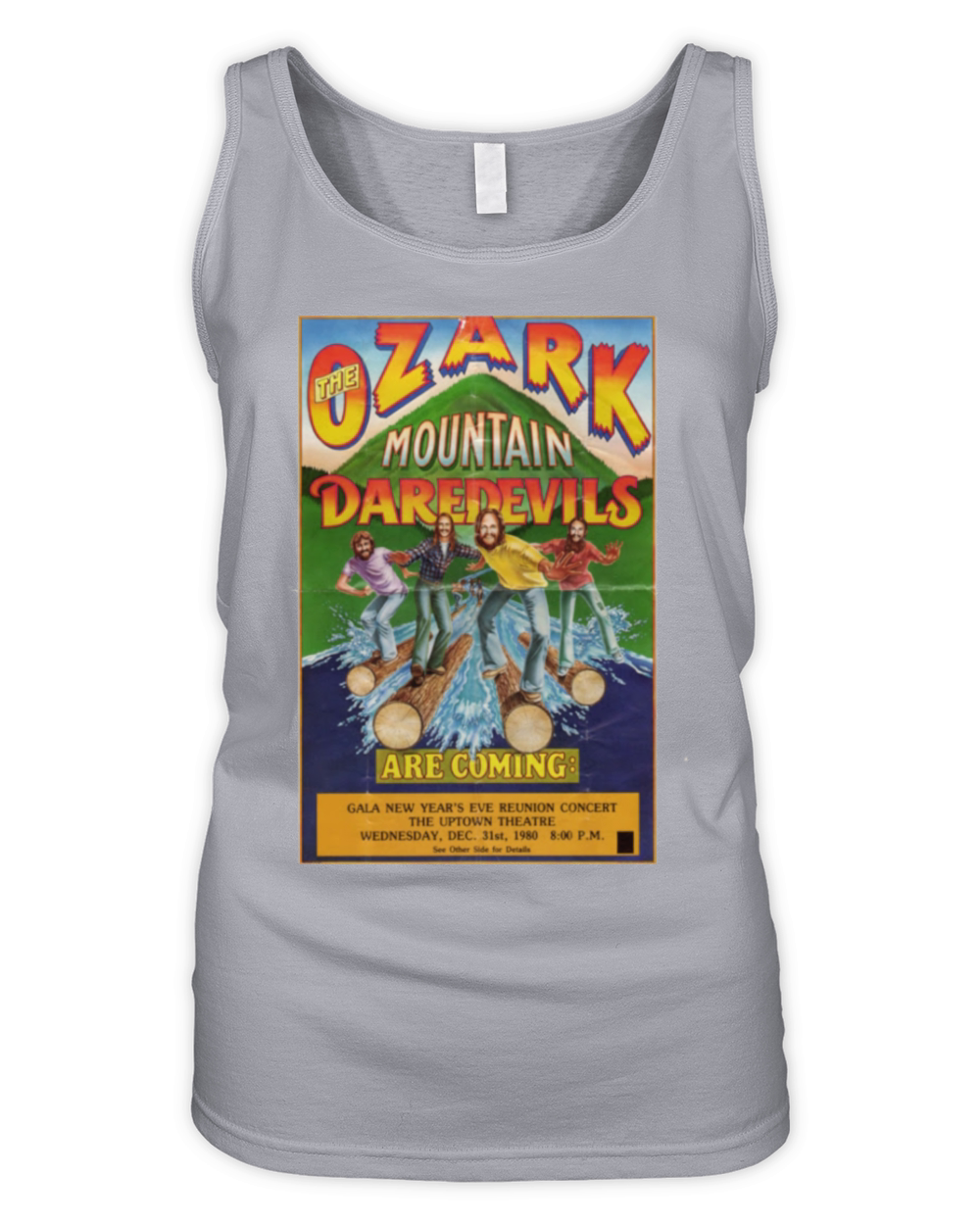 mountain daredevils vintage poster Organic Women's Tank Top