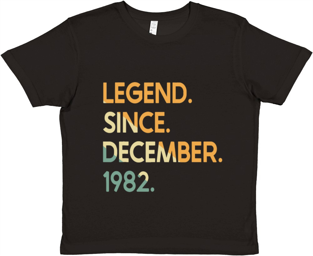 40 Years Vintage Legend Since December 1982 40th B Premium Kids Crewneck T-shirt