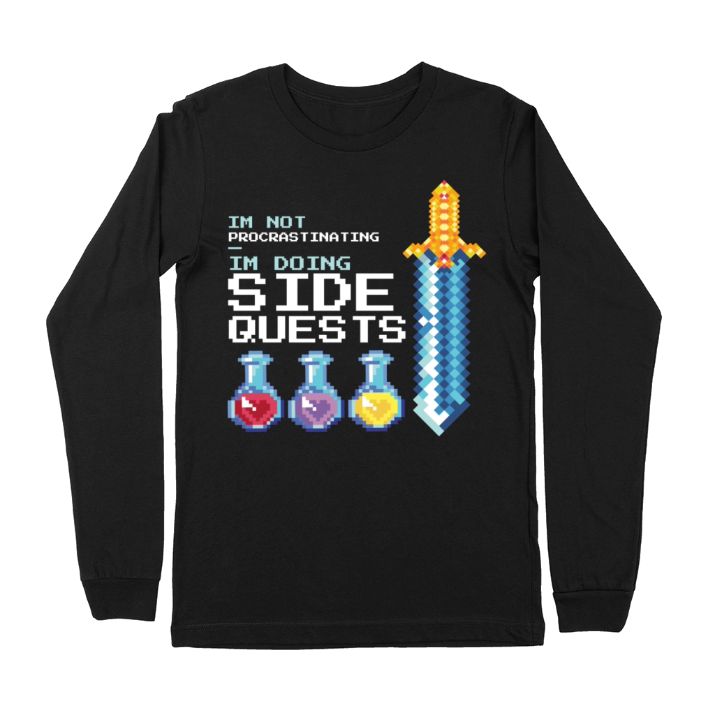 Video Game Potions And Sword With The Quote I m Premium Long Sleeve