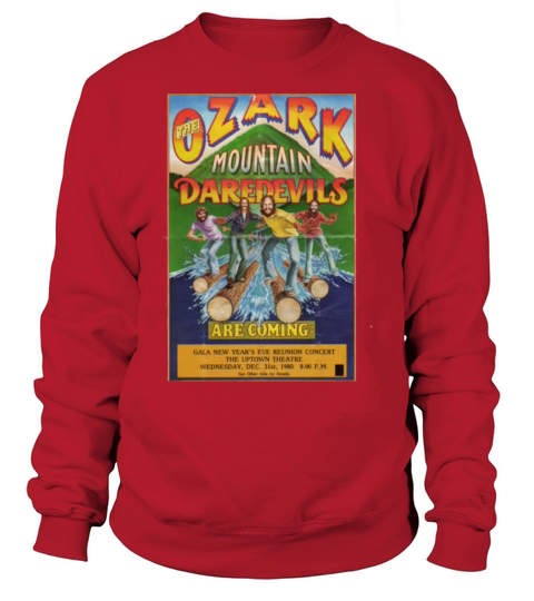mountain daredevils vintage poster Sweatshirt Unisex
