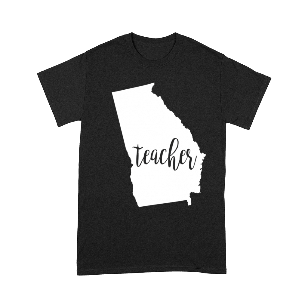 Georgia Teacher home state back to school Comfort T-shirt
