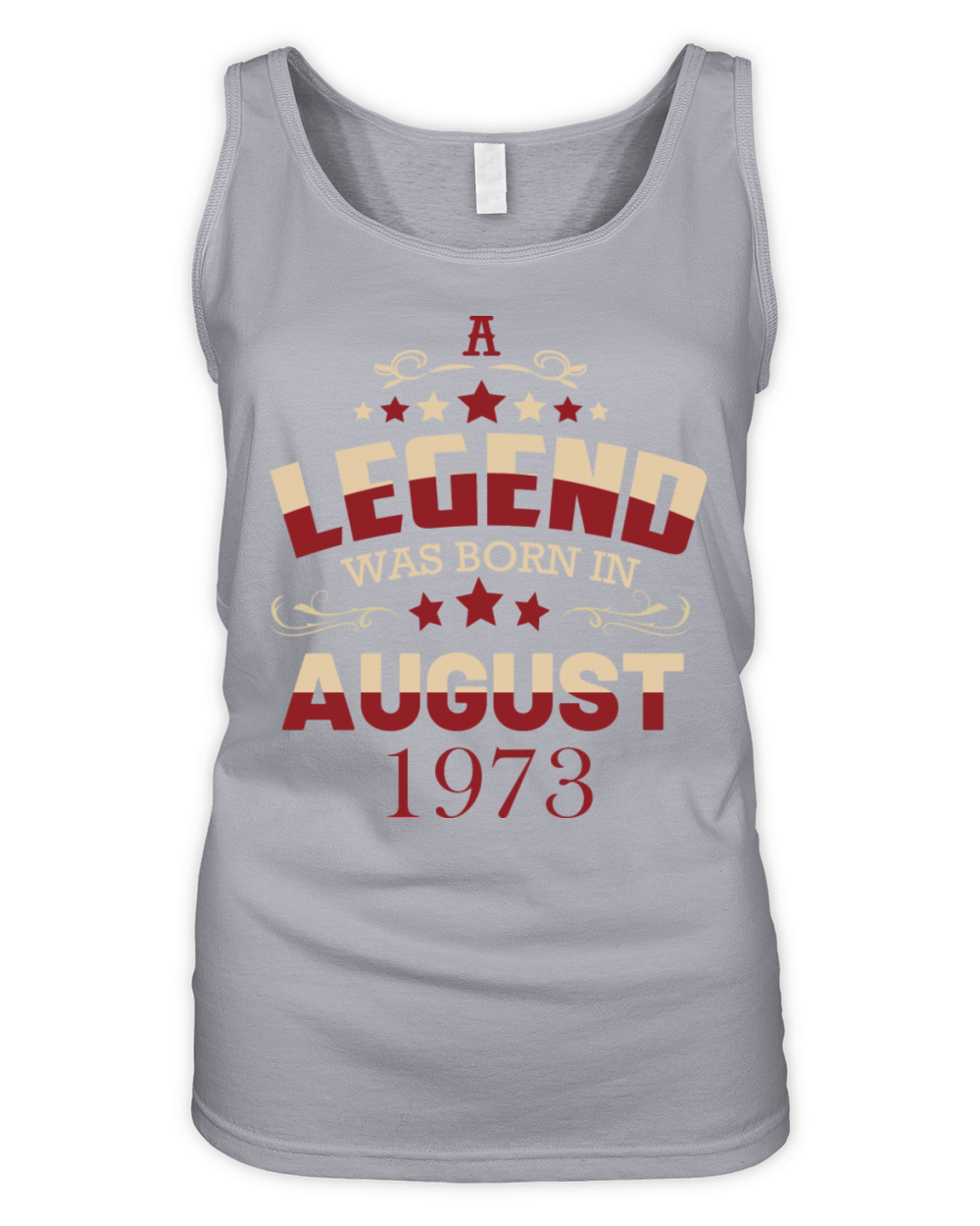 A legend was born in August 1973 Organic Women's Tank Top