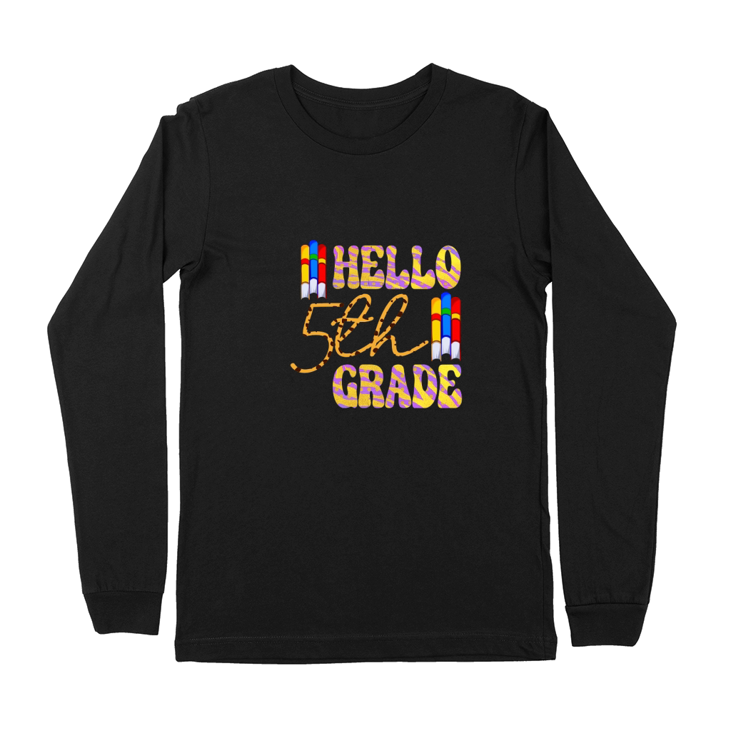Hello 5th Grade Premium Long Sleeve