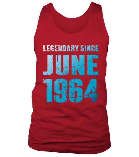 June 1964 Limited Edition Birthday Present Tank Top Unisex