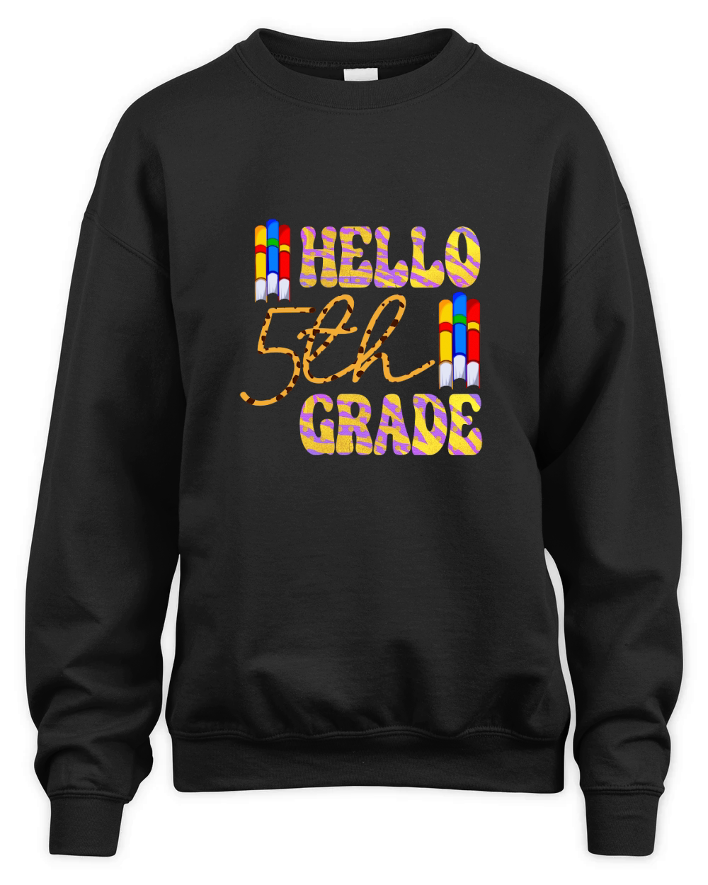 Hello 5th Grade Unisex Premium Crewneck Sweatshirt