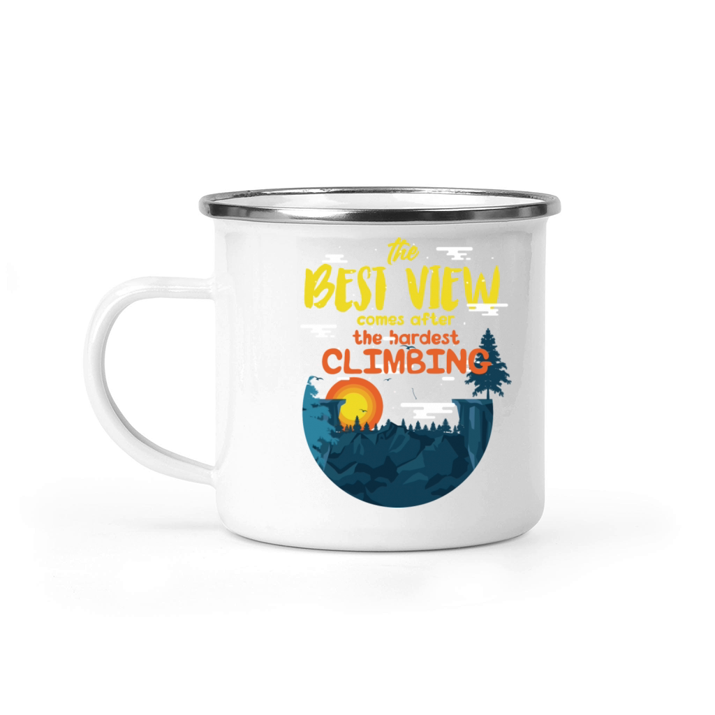 Hiking Mountain Climbing Quote Camping Mug