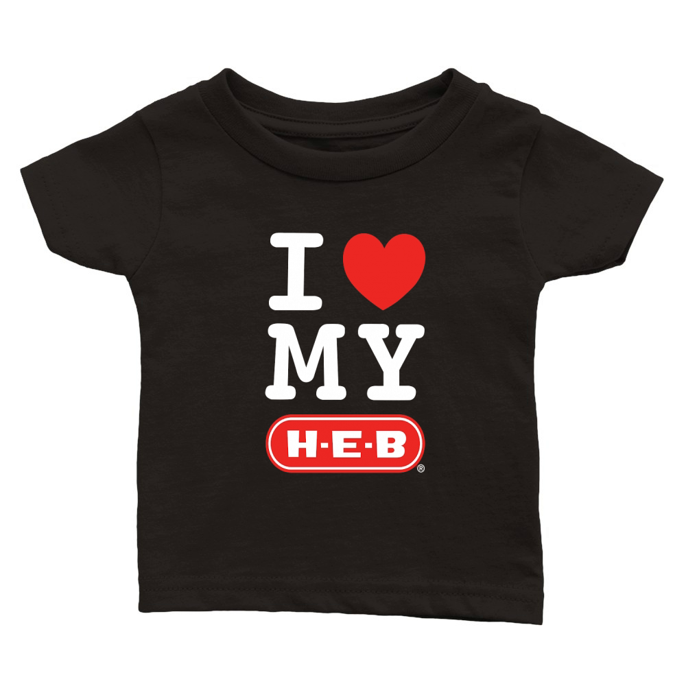 I Love My H.E.B Classic Baby Crewneck T-shirt